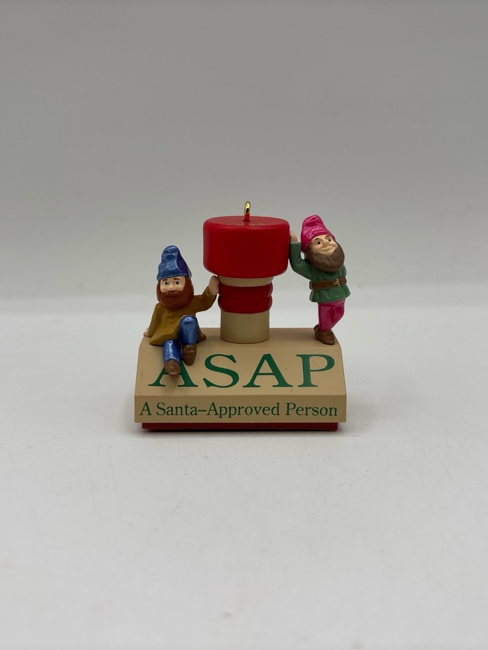 Hallmark Keepsake Ornament Dated 1994 Vintage Stamp Of Approval Handcrafted EUC